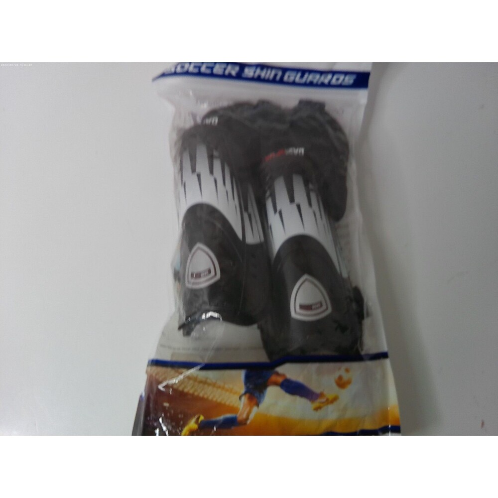 Child's Black DashSport Soccer Shin Guards XS Age 3-5